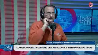 Llambi Campbell incorpor&oacute; una nueva aspiradora y trituradora de hojas