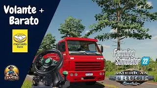 Testei o Volante + Barato do Mercado Livre no FS22 e ATS! Knup kp-5815a