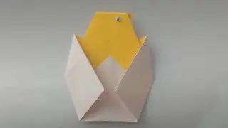 how to make origami egg hatch,simple origami