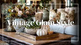 Vintage Glam Decor for a Rustic Countryside Escape with Quiet, Timeless Beauty