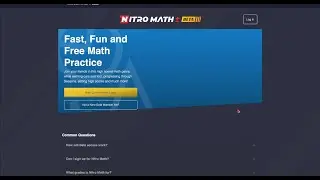 Nitro Math Homepage Works?!?!