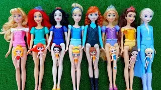 Elsa Doll Dress Transformation ~ DIY Miniature Ideas for Barbie~ Wig, Dress, Faceup, and More! Dolls