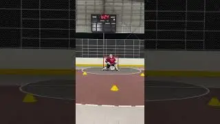 When practice almost gets too expensive 🤣 #lacrosse #lacrossegoalie #goalie