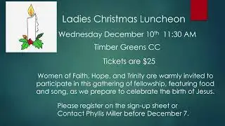 Trinity Lutheran Church - Trinity FL - Full Service 11/16/2025