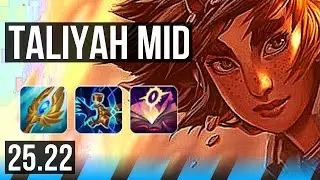 TALIYAH vs KASSADIN (MID) | 12/1/10, Quadra, Legendary | KR Grandmaster | 25.22