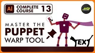 Adobe Illustrator Tutorial Puppet Warp Tool For Beginner in Hindi | Urdu
