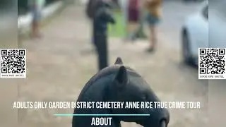 Adults Only Garden District Cemetery Anne Rice True Crime Tour