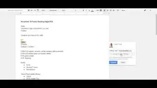 Tagging in Google Docs Comments