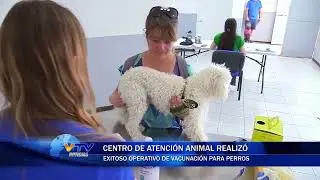 The Los Andes Animal Care Center carried out a successful vaccination operation for dogs