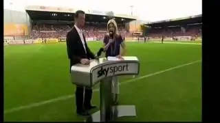 This My Shit (Gwen Stefani) - Football Presenter is Hit by Football