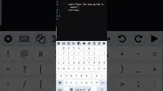 EMI Calculator in c++#coding #coder #cppprogramming #cpp  #computerprogramming