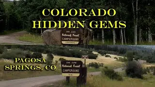 Teal and Cimarrona Campgrounds, CO - 4k Campsite videos (including Accessibility) Hidden Gems