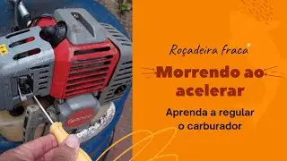 roçadeira falhando /morrendo ao acelerar ! arrume você mesmo
