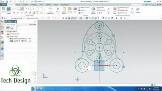Unigraphics NX- Sketch Example 3 with constraints and Dimensioning for beginners