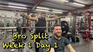 The Bro Split Week 1 Day 1 | Chest and Triceps | Gym Vlog #23 