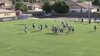 Kyler Thruston - Diving for a touchdown