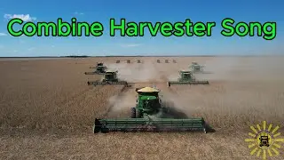 Combine Harvester Song | Learn Farm Vehicles | Early Learning for Toddlers