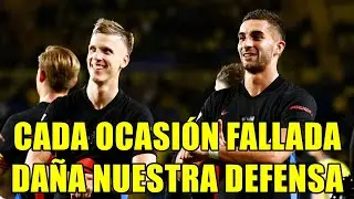 SI TANTO QUIEREN GANAR LA CHAMPIONS, BARÇA DEBE DOLERNOS EL ALMA CUANDO FALLEMOS OCASIONES