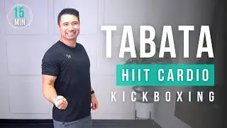 Тренировка Табата в стиле кикбоксинга стоя для сжигания калорий [HIIT-кардио]