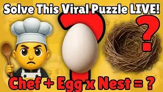 LIVE: Can You Solve this Viral Chef, Egg & Nest Puzzle? Brain Teaser Challenge 2026