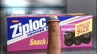 Ziploc Sandwich Bag Finger Commercial 1994