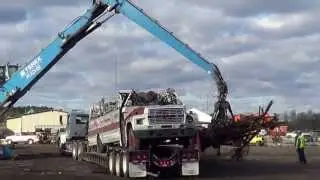 Sunshine Recycling brings Bus full of Scrap Metal into Orangeburg Plant
