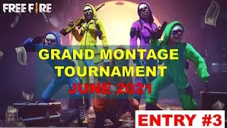 Free Fire Giveaway | Grand Montage Tournament June | Entry #3 | Udh4y eSports