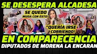 🔴PASO DE NOCHE! DIPUTADOS DE MORENA ENFRENTARON A ALCADESA ALESSANDRA ROJO EN COMPARECENCIA