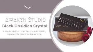 Scalp ritual benefits with Black Obsidian Crystal Comb