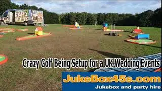 Wedding crazy golf mini golf party rental