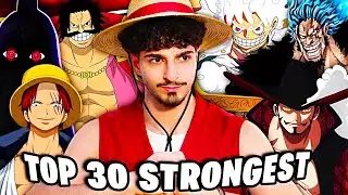 Top 30 STRONGEST One Piece Characters