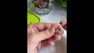 heart shape earrings making tutorial ❤️#earringmaking #virelshort #trendingshorts #tutorial