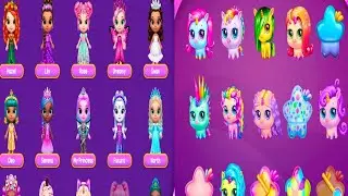 kpopsies hatch baby unicorns vs princess enchanted castle games