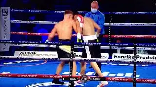 The Perfect Body Shot: Jacob Bank KO, Boxing.