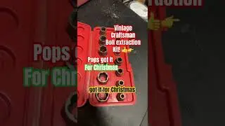 Lost reviews: @craftsman bolt extractor kit!Christmas gift rarely used n lieu of PB blaster & heat