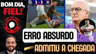 CORINTHIANS EMPATA COM O SANTOS / ARBITRAGEM RIDÍCULA / ALISSON CHEGANDO / KAIO CESAR / BOM DIA FIEL