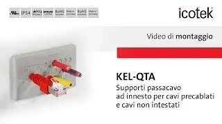 Passacavo ad innesto KEL-QTA | Montaggio | icotek