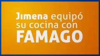 Jimena Monteverde equip&oacute; su cocina con Famago.
