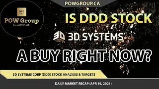 Is 3D Systems a BUY at These Levels? | DDD Stock Analysis & Targets | Stock Market Review APR 19TH