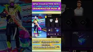 NEW OB 46 UPDATE CHARACTER SKILL COMBO FOR BR RANK GRANDMASTER PUSH🔥l #shorts #freefire #ytshorts