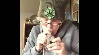 grandma gets high on marijuana