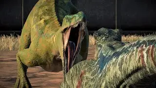 AUSTRALOVENATOR VS BLUE (Velociraptor)!! - Jurassic World Evolution 2