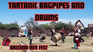 Tartanic — «Bagpipes for Breakfast» на фестивале «Arizona Renaissance» [2025] [4K 60 кадров в сек...