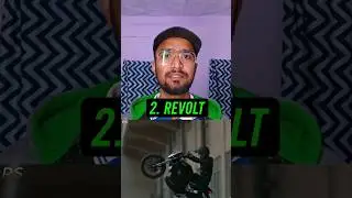 Revolt RV 400 Electric Bike Exhaust Sound #electricbike #revoltrv400