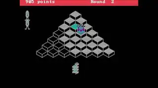 Bert and the Snake - Run 1 [CGA / PC Speaker]