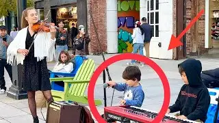 Incredibly Shy 3' Years Old Kid joins me | Hallelujah - Leonard Cohen