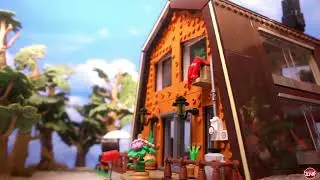 PANTASY Cabin in Forest，Made by @DoubleDaggerAnimation 【Stop Motion Animation】
