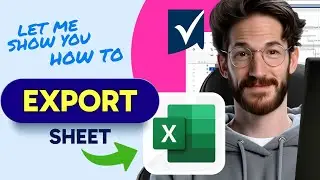 How to EXPORT a SHEET to EXCEL in Smartsheet (Step by Step)