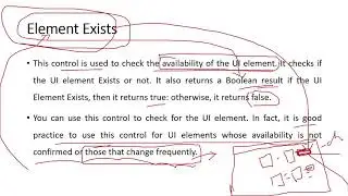 Element Exists and Element Scope
