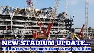 NEW STADIUM UPDATE: The Progress at Tottenham's New Stadium Site - 21 October 2017